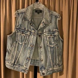 J. Crew denim vest